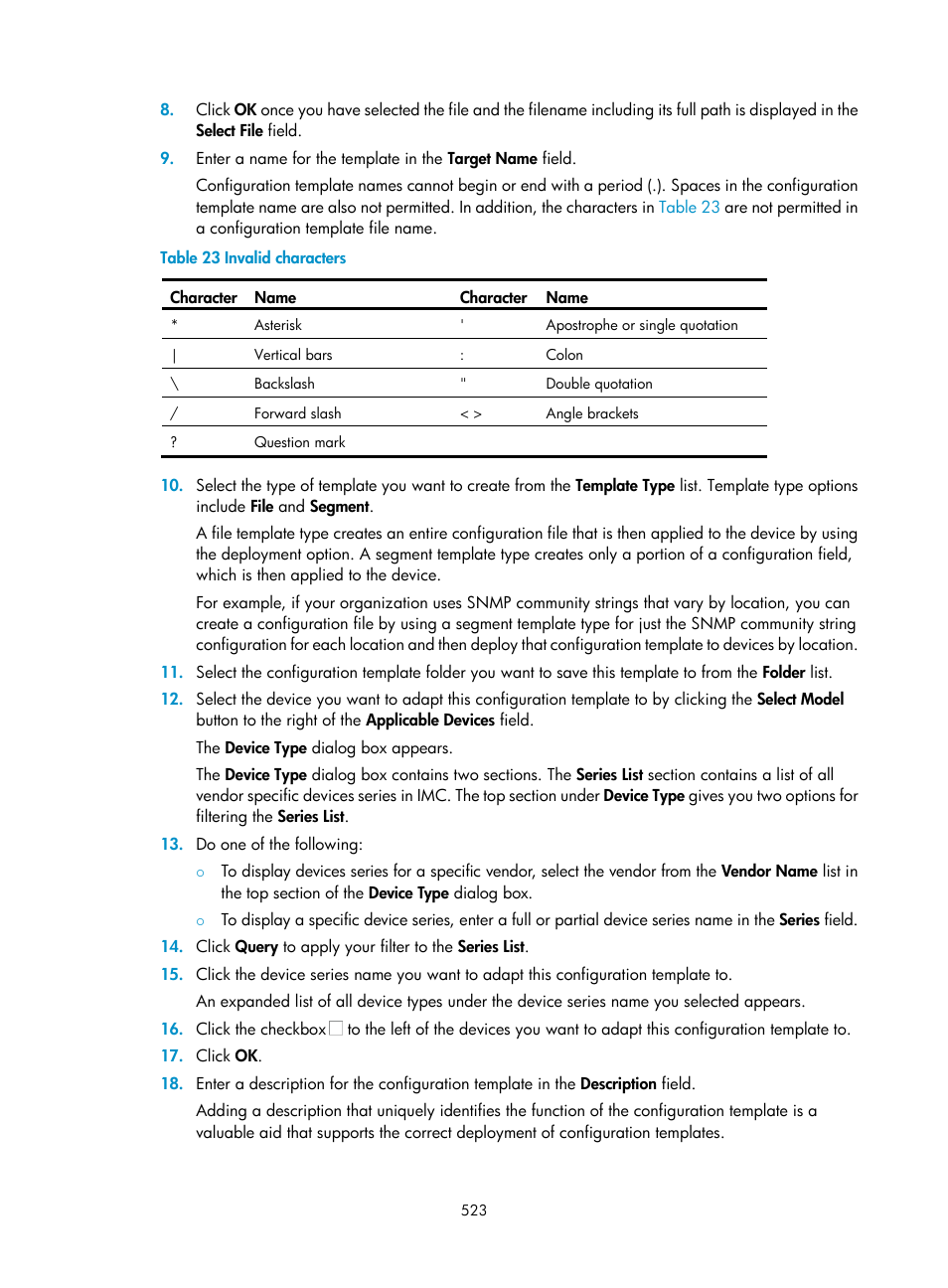 H3C Technologies H3C Intelligent Management Center User Manual | Page 537 / 1065