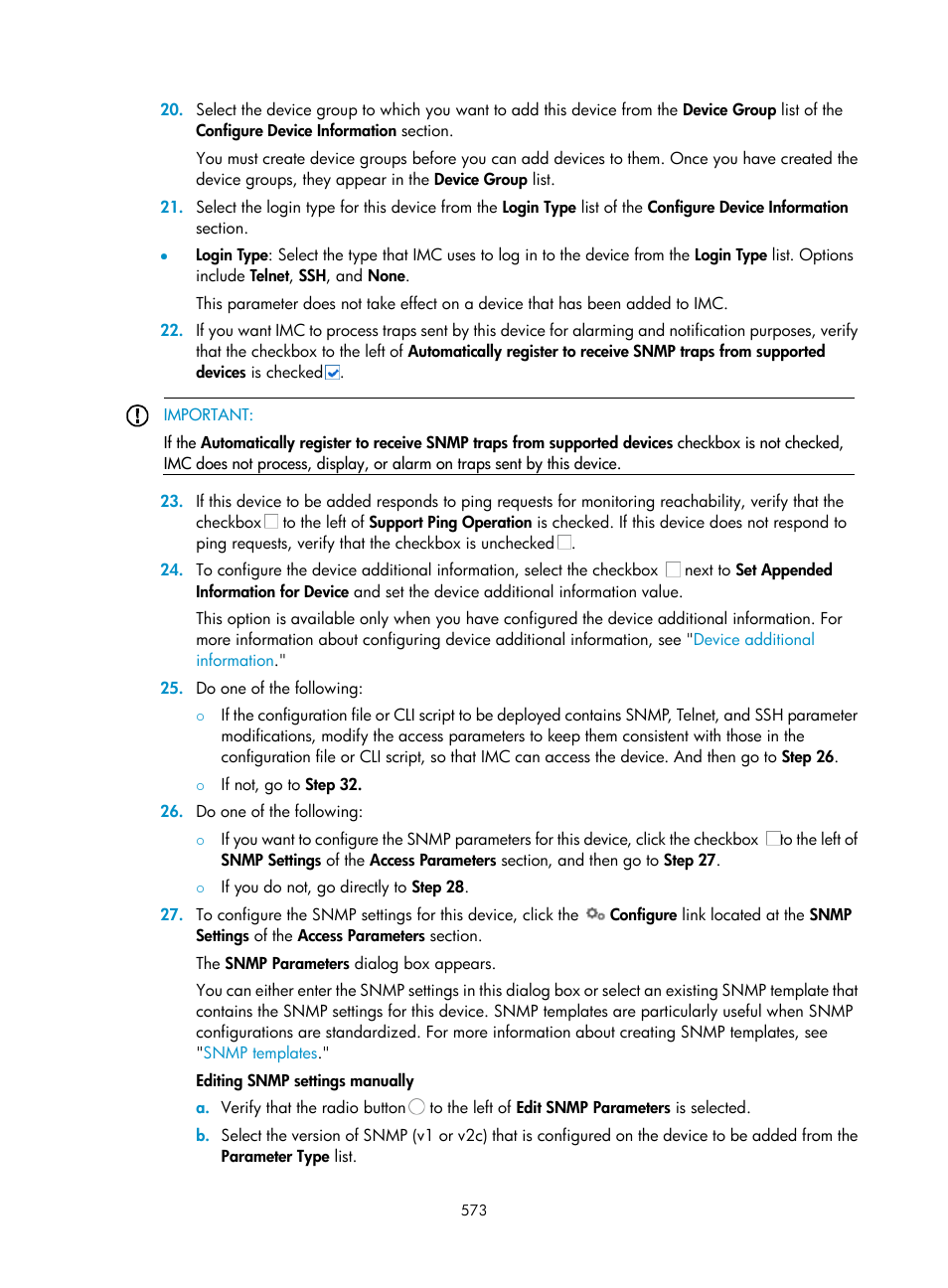 H3C Technologies H3C Intelligent Management Center User Manual | Page 587 / 1065