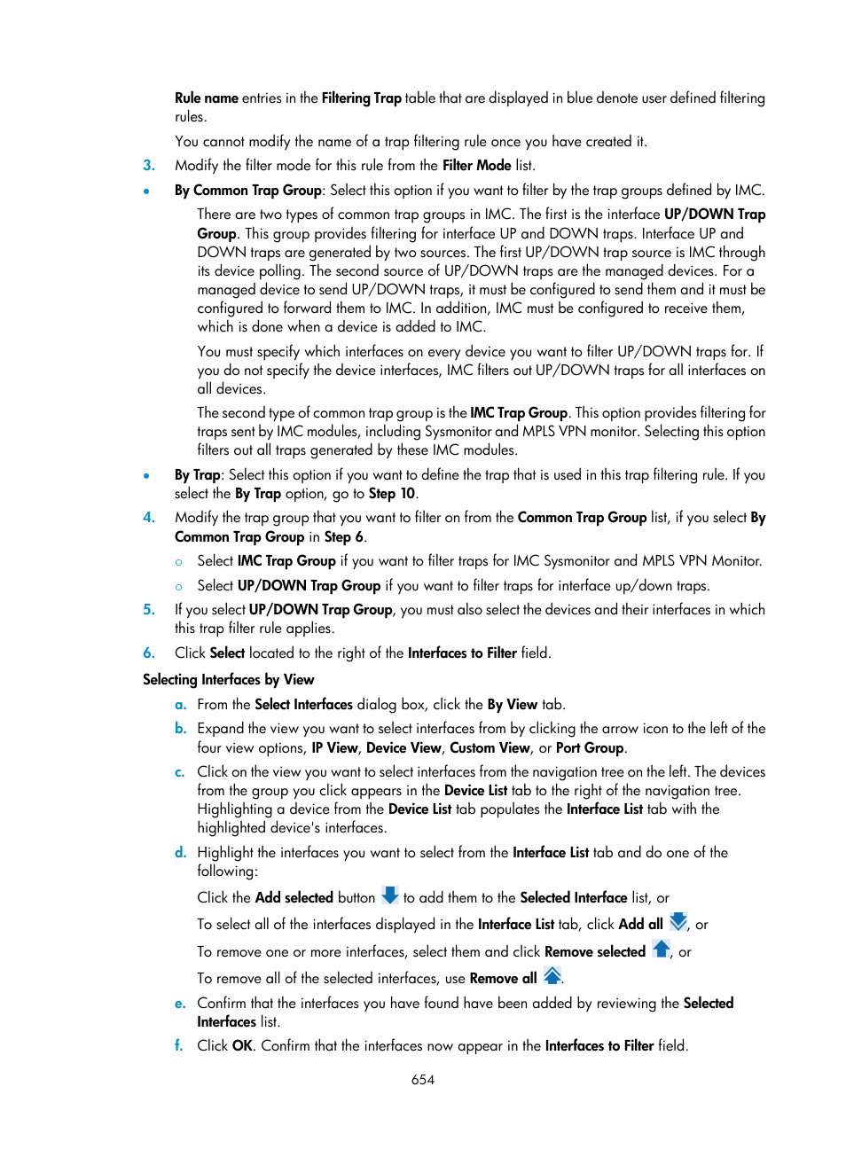 H3C Technologies H3C Intelligent Management Center User Manual | Page 668 / 1065
