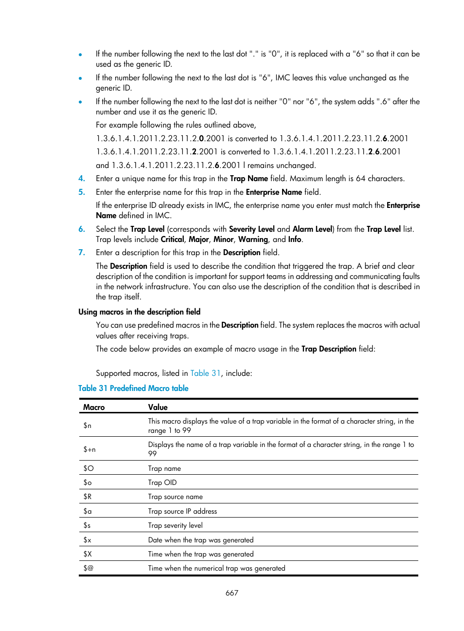 H3C Technologies H3C Intelligent Management Center User Manual | Page 681 / 1065