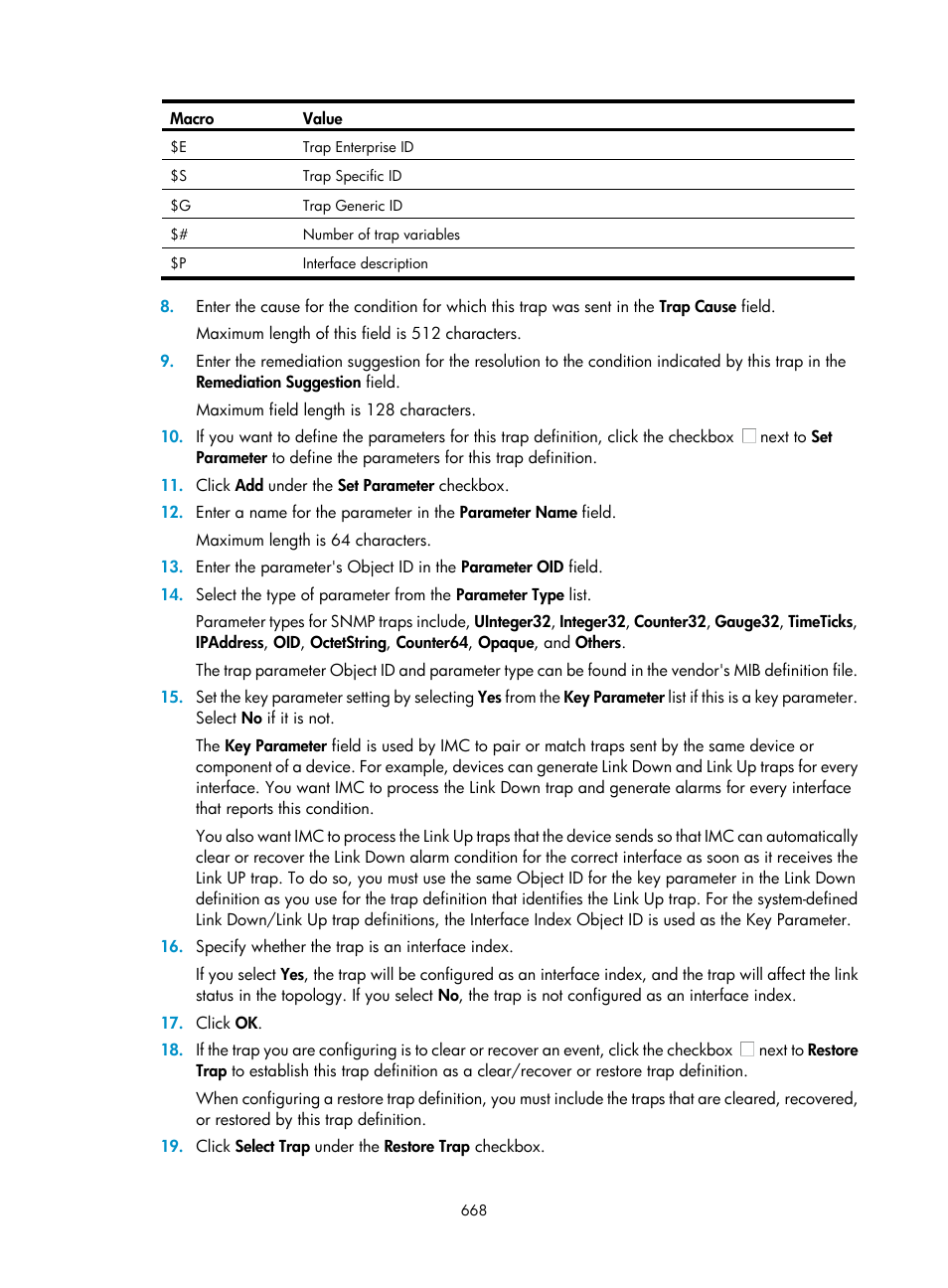 H3C Technologies H3C Intelligent Management Center User Manual | Page 682 / 1065