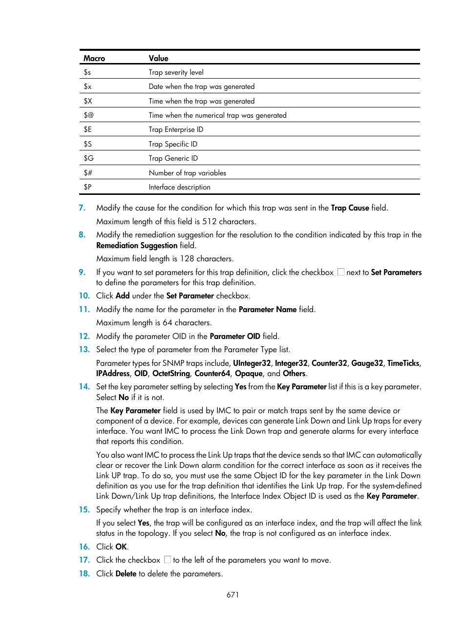 H3C Technologies H3C Intelligent Management Center User Manual | Page 685 / 1065