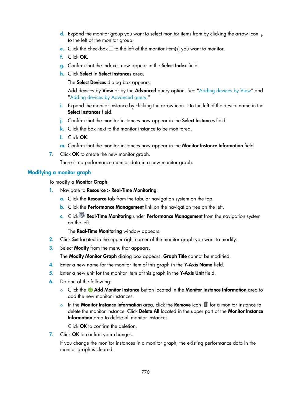 Modifying a monitor graph | H3C Technologies H3C Intelligent Management Center User Manual | Page 784 / 1065