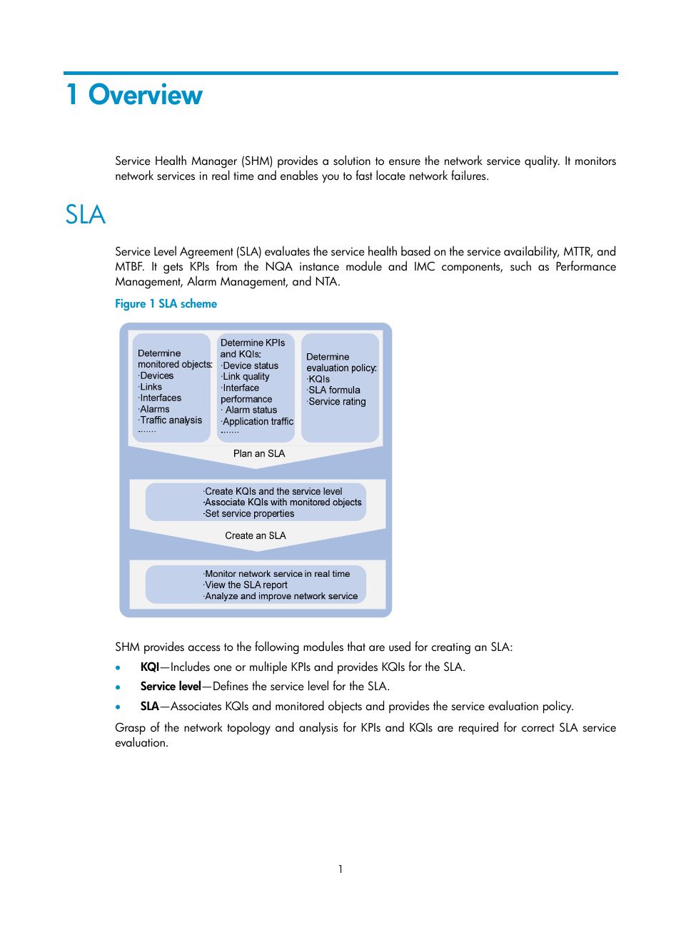 1 overview | H3C Technologies H3C Intelligent Management Center User Manual | Page 10 / 136