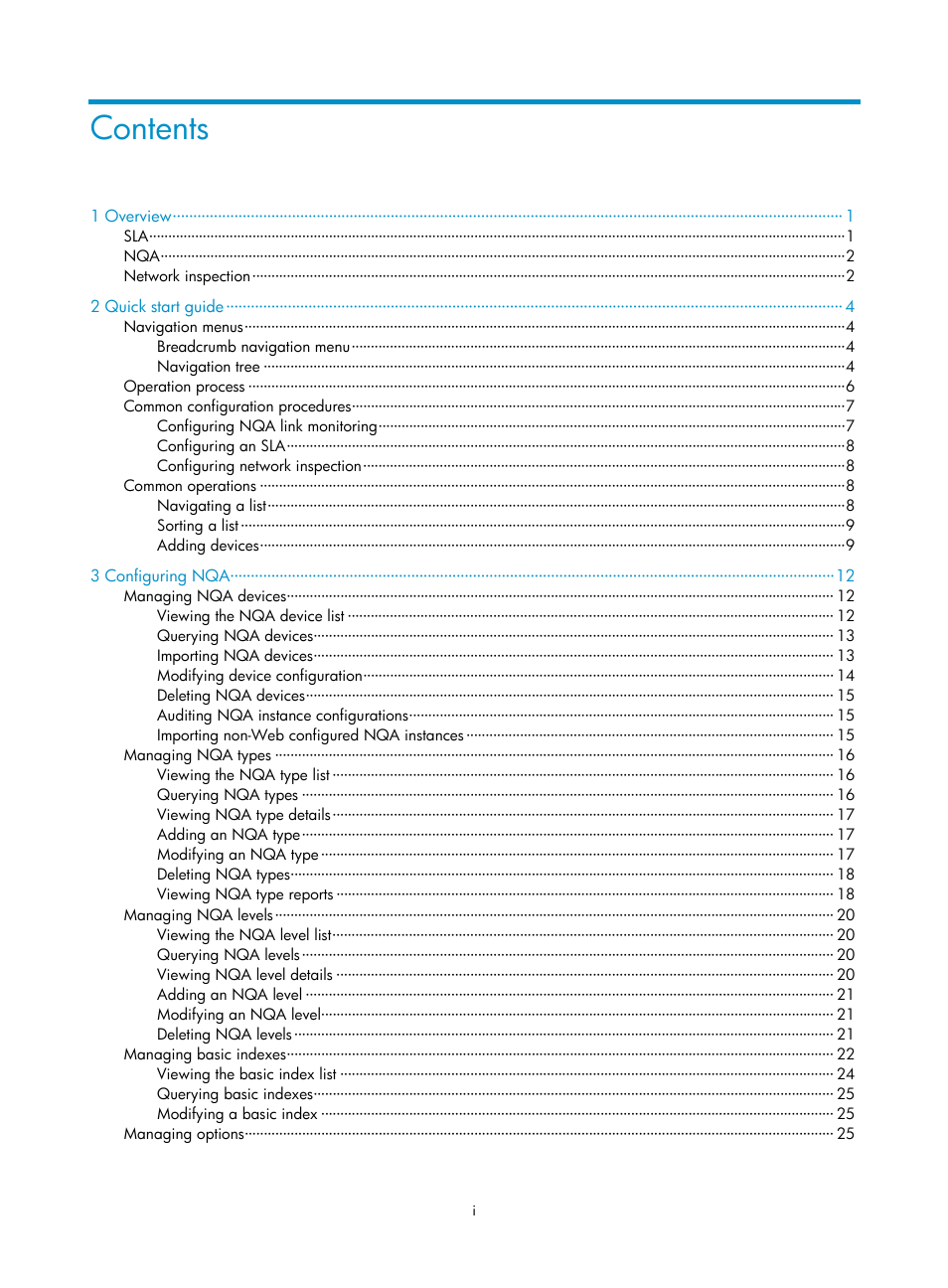 H3C Technologies H3C Intelligent Management Center User Manual | Page 6 / 136