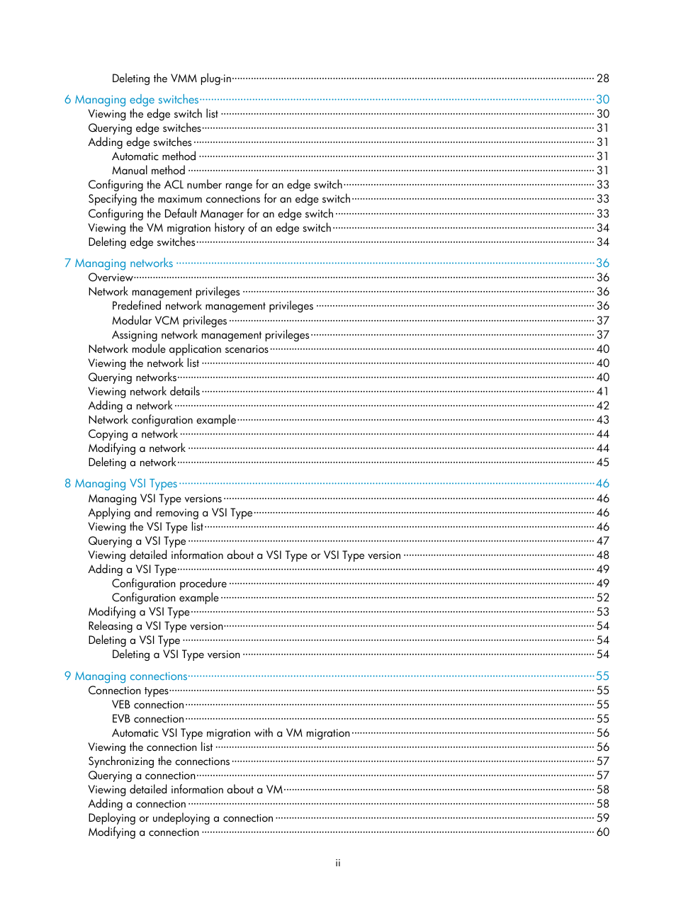 H3C Technologies H3C Intelligent Management Center User Manual | Page 7 / 105