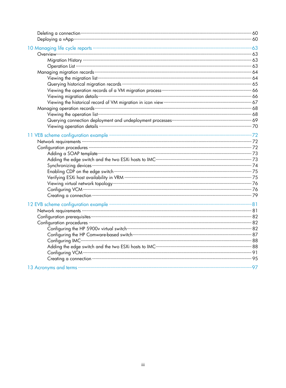 H3C Technologies H3C Intelligent Management Center User Manual | Page 8 / 105