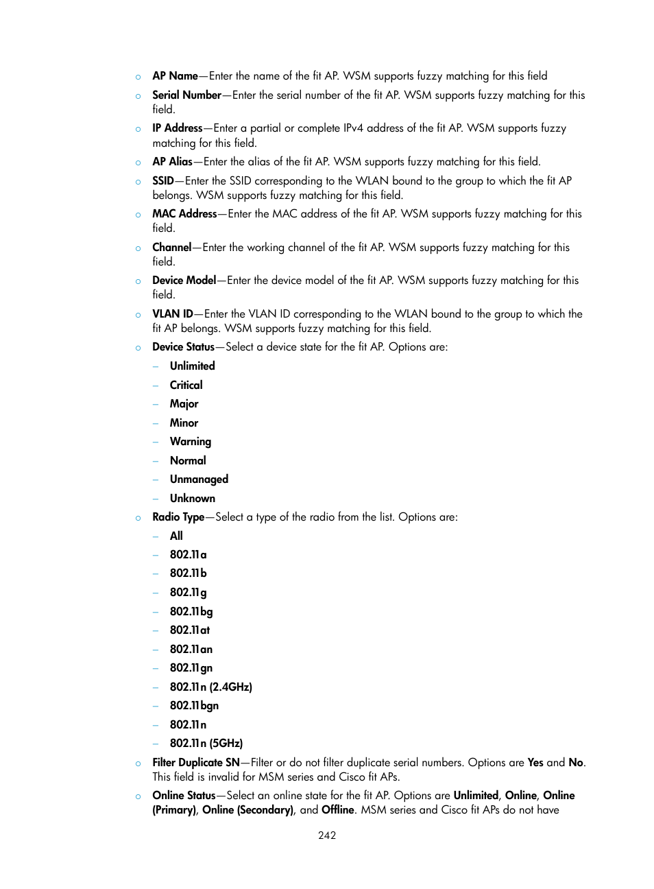 H3C Technologies H3C Intelligent Management Center User Manual | Page 264 / 751