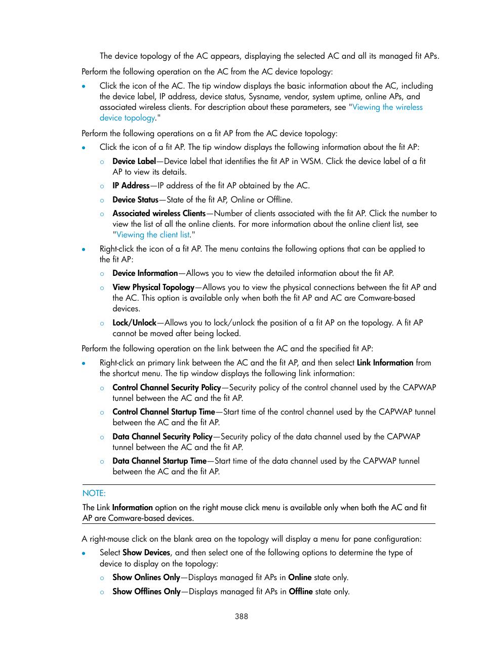 H3C Technologies H3C Intelligent Management Center User Manual | Page 410 / 751