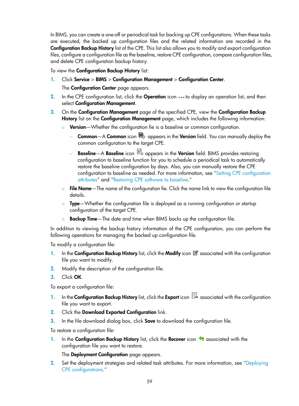 H3C Technologies H3C Intelligent Management Center User Manual | Page 68 / 139