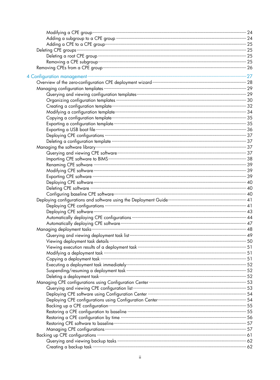 H3C Technologies H3C Intelligent Management Center User Manual | Page 7 / 139