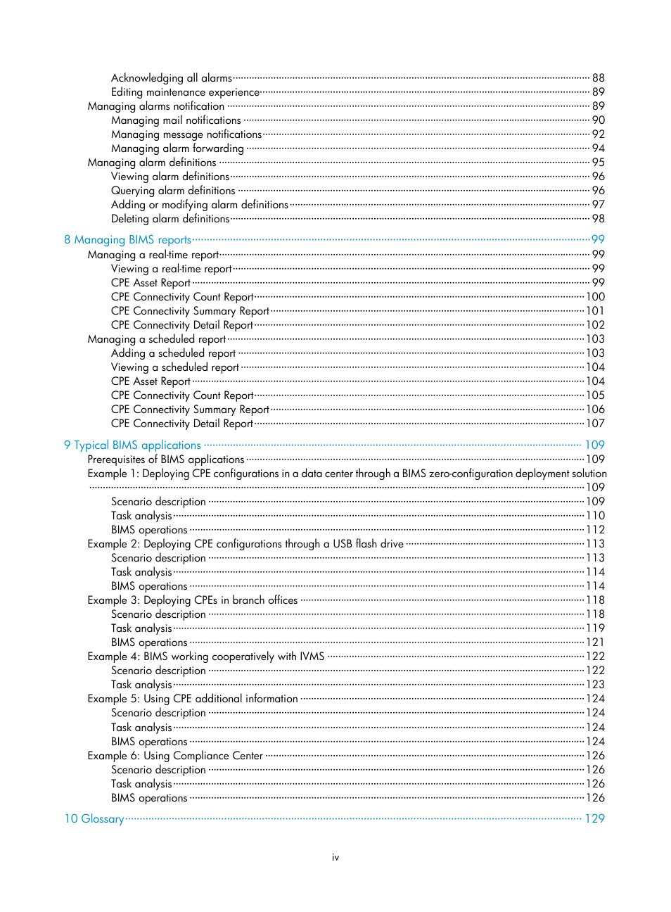 H3C Technologies H3C Intelligent Management Center User Manual | Page 9 / 139