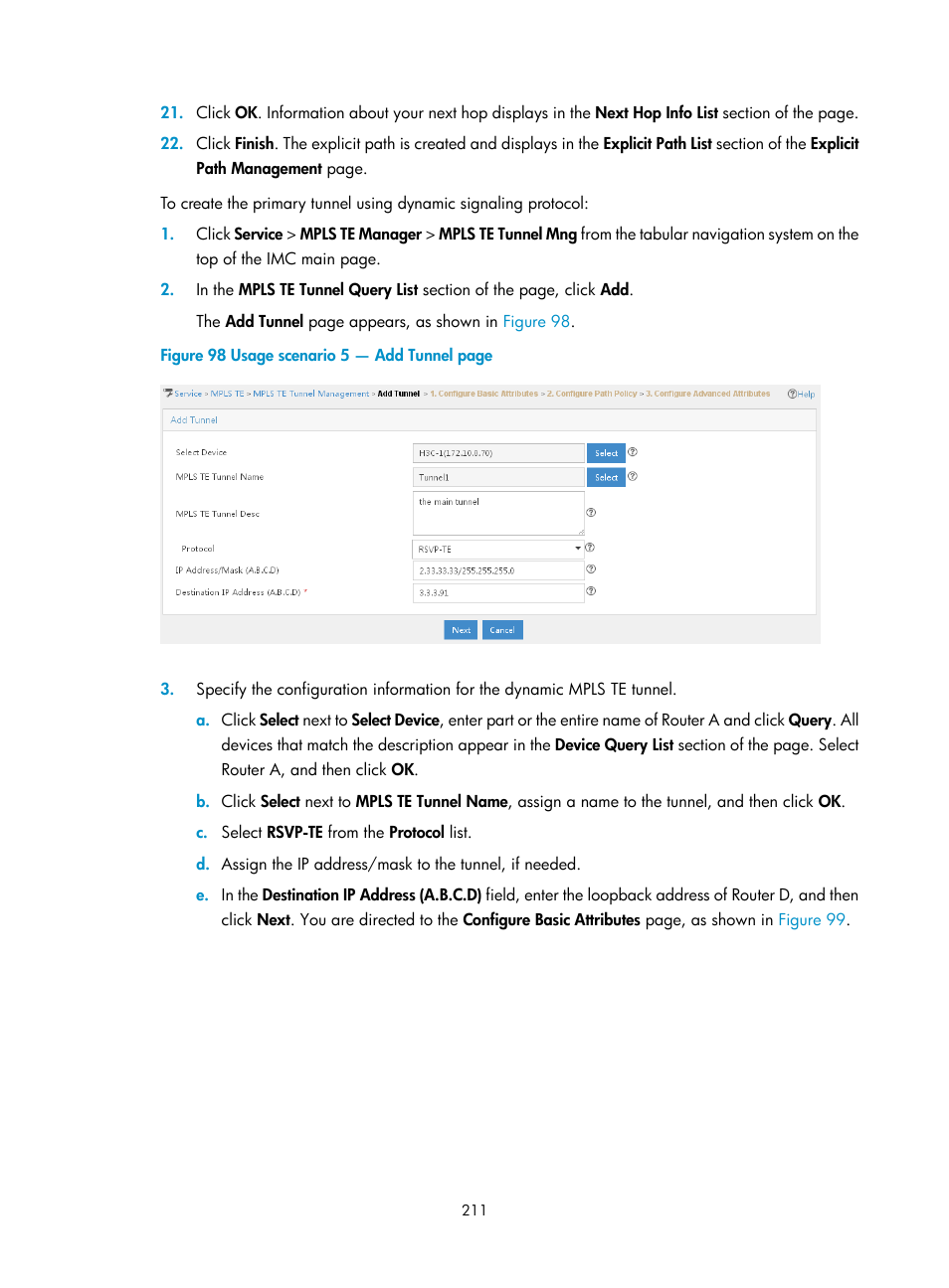 H3C Technologies H3C Intelligent Management Center User Manual | Page 221 / 273