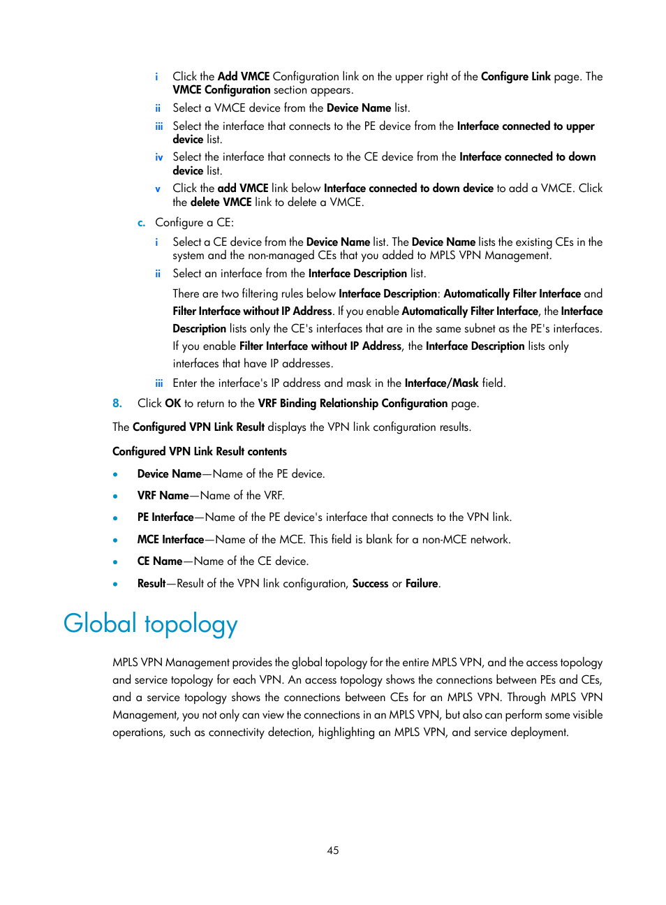 Global topology | H3C Technologies H3C Intelligent Management Center User Manual | Page 55 / 273