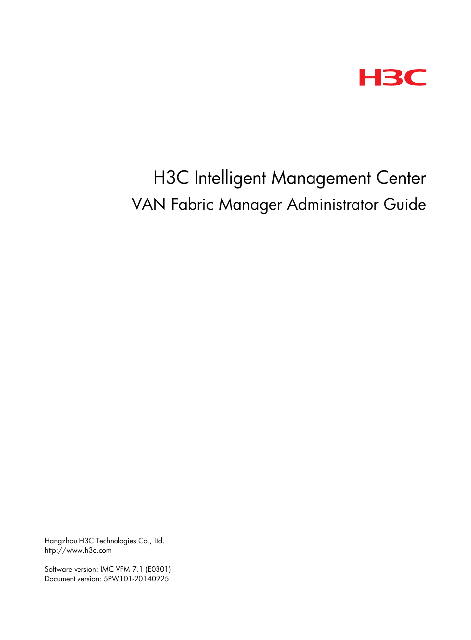 H3C Technologies H3C Intelligent Management Center User Manual | 160 pages