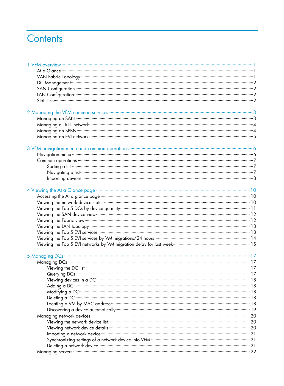 H3C Technologies H3C Intelligent Management Center User Manual | Page 6 / 160