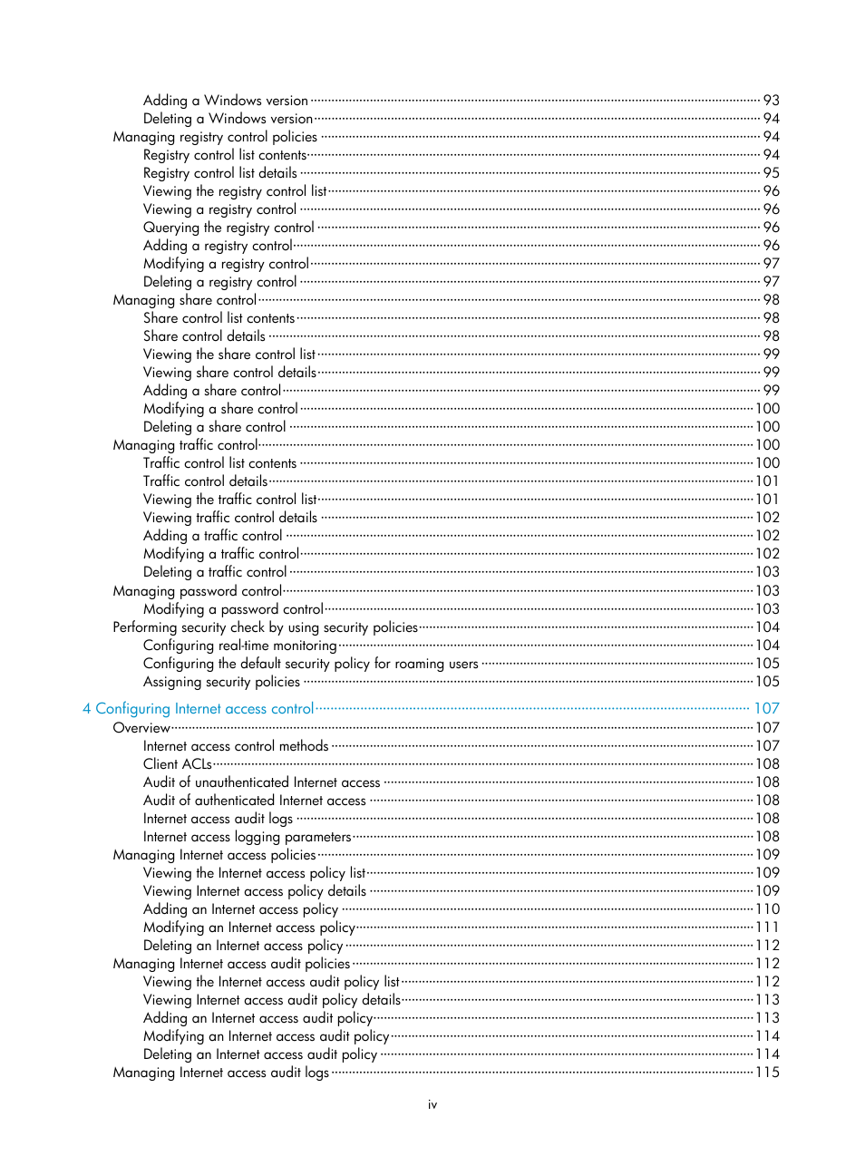 H3C Technologies H3C Intelligent Management Center User Manual | Page 10 / 327