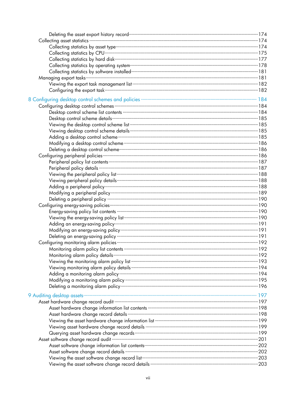 H3C Technologies H3C Intelligent Management Center User Manual | Page 13 / 327