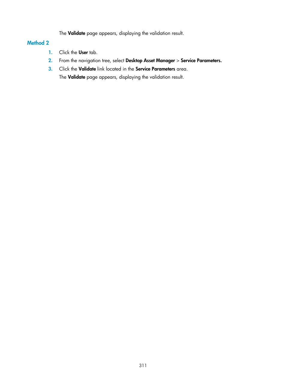 Method 2 | H3C Technologies H3C Intelligent Management Center User Manual | Page 327 / 327