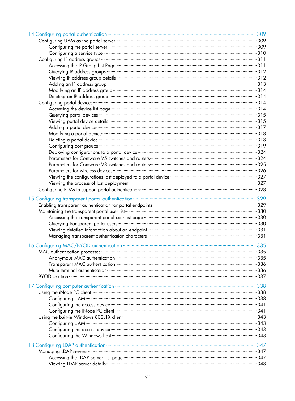 H3C Technologies H3C Intelligent Management Center User Manual | Page 12 / 641