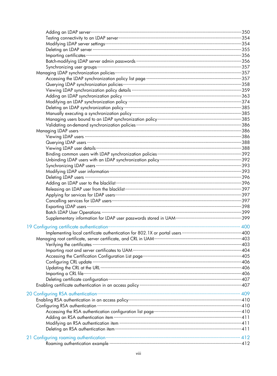 H3C Technologies H3C Intelligent Management Center User Manual | Page 13 / 641
