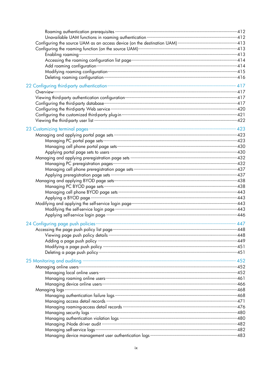 H3C Technologies H3C Intelligent Management Center User Manual | Page 14 / 641