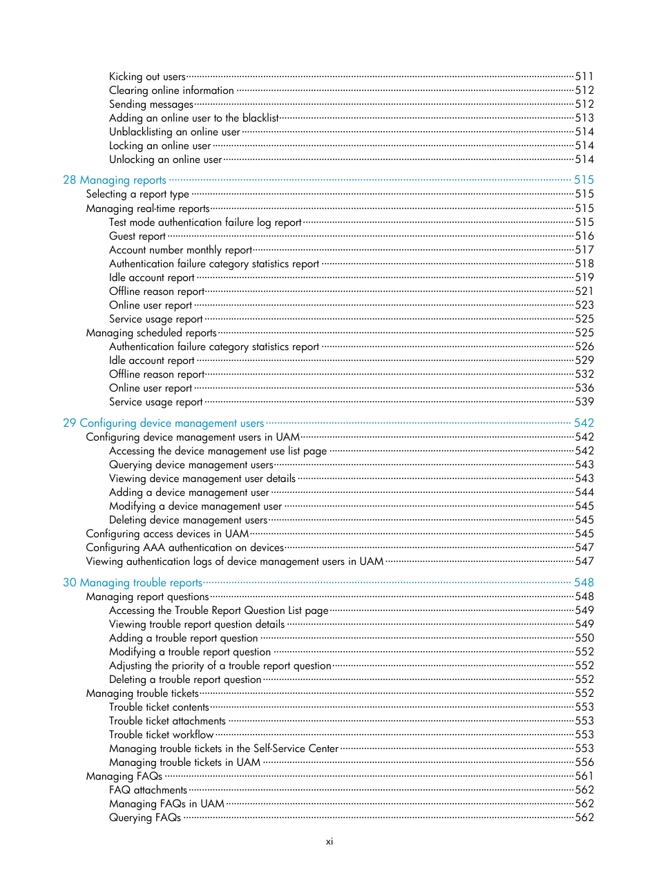 H3C Technologies H3C Intelligent Management Center User Manual | Page 16 / 641