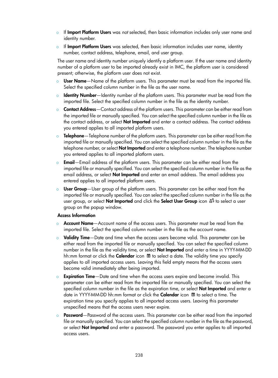 H3C Technologies H3C Intelligent Management Center User Manual | Page 256 / 641