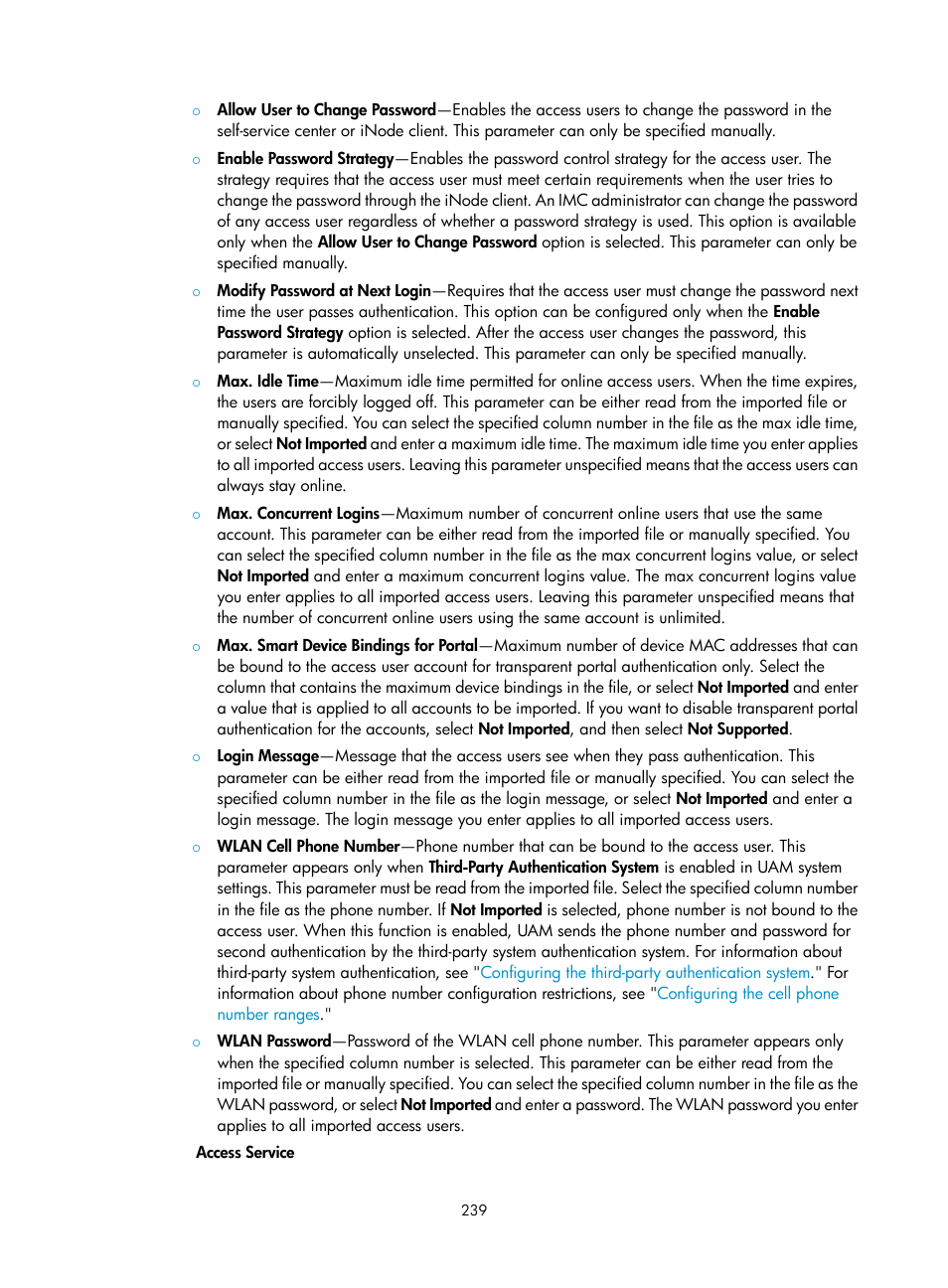 H3C Technologies H3C Intelligent Management Center User Manual | Page 257 / 641
