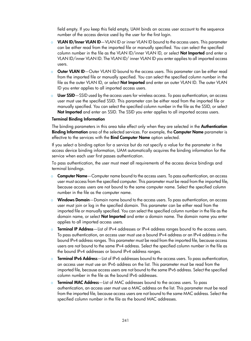 H3C Technologies H3C Intelligent Management Center User Manual | Page 259 / 641