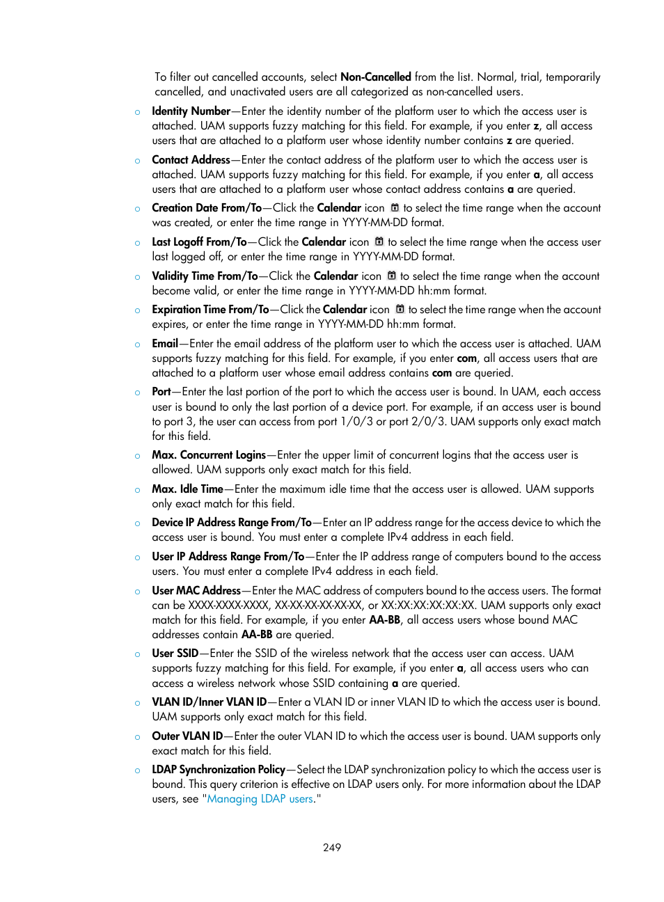 H3C Technologies H3C Intelligent Management Center User Manual | Page 267 / 641