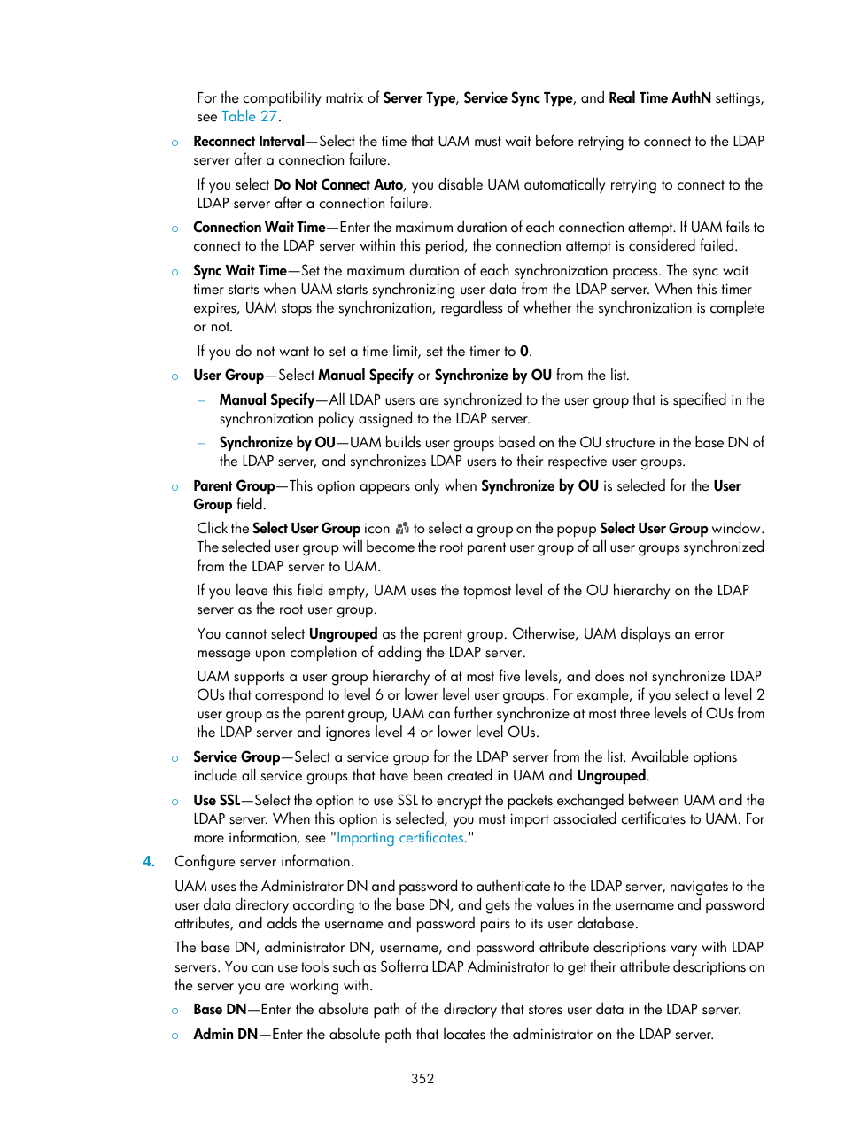 H3C Technologies H3C Intelligent Management Center User Manual | Page 370 / 641