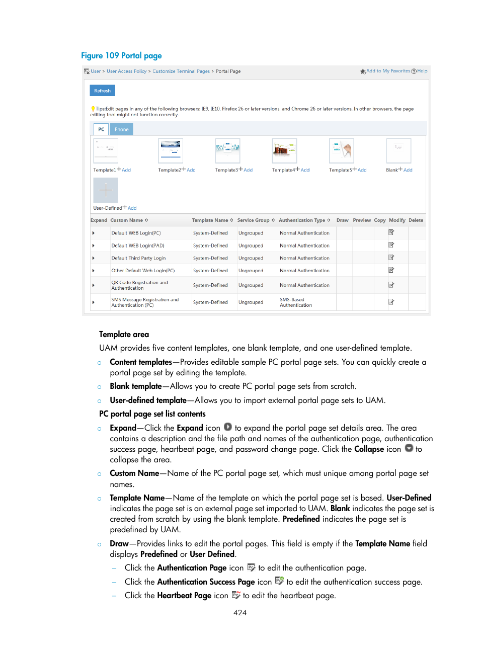 H3C Technologies H3C Intelligent Management Center User Manual | Page 442 / 641