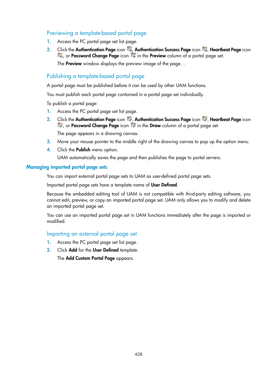 H3C Technologies H3C Intelligent Management Center User Manual | Page 446 / 641
