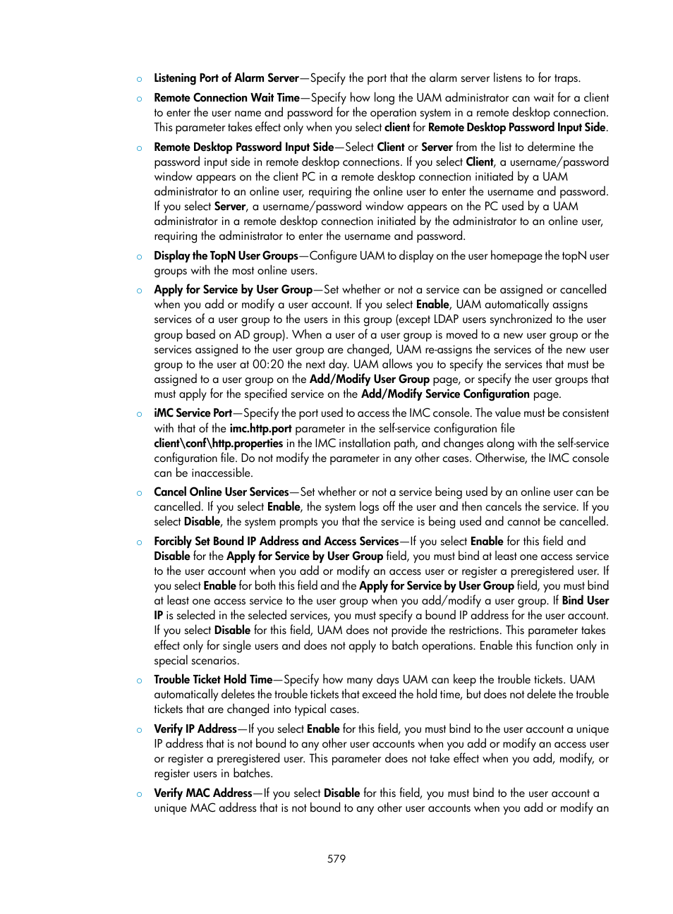 H3C Technologies H3C Intelligent Management Center User Manual | Page 597 / 641