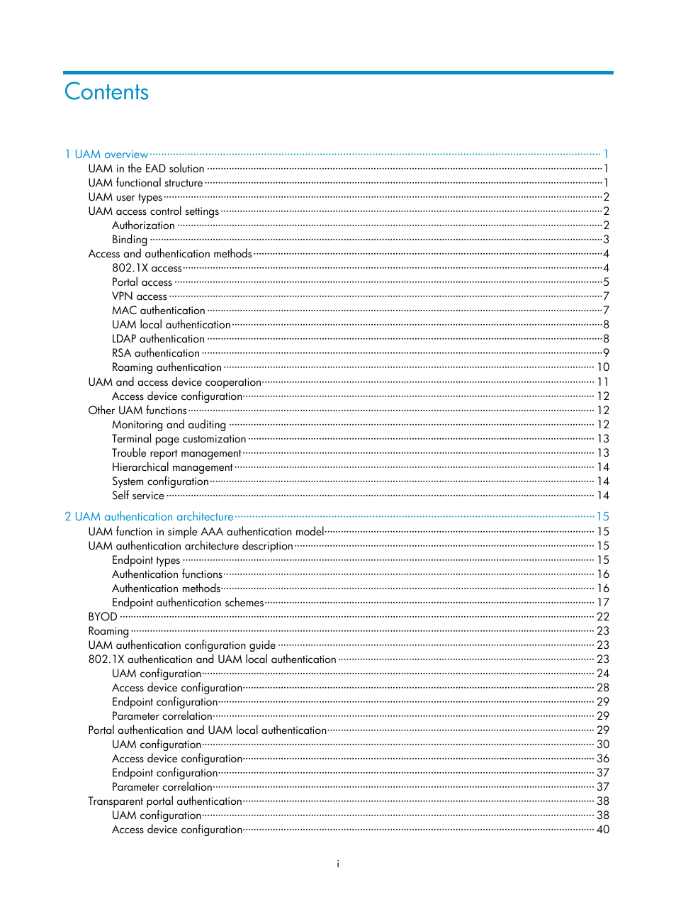 H3C Technologies H3C Intelligent Management Center User Manual | Page 6 / 641