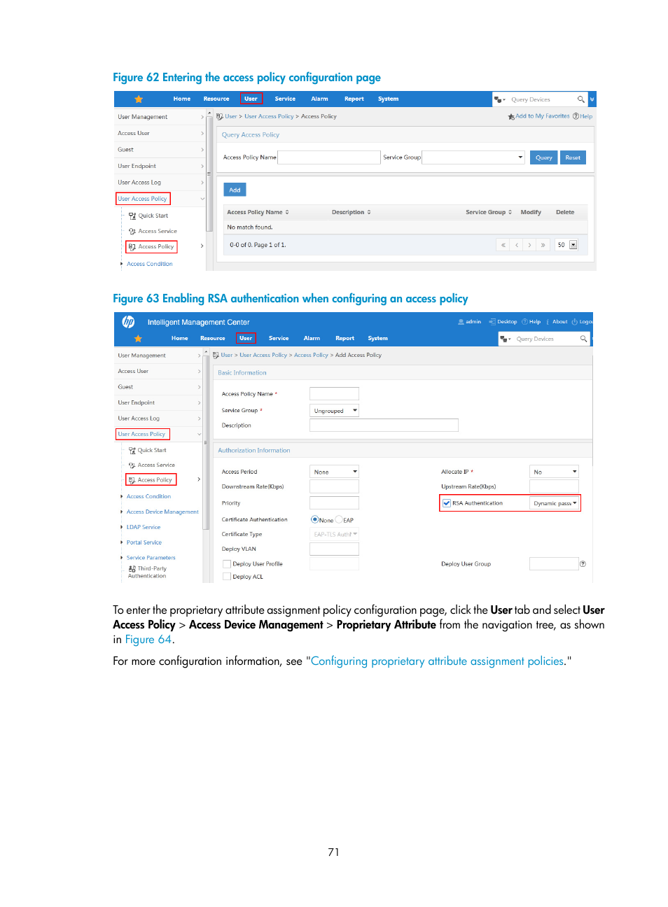 Figure 62, N in, Figure 63 | H3C Technologies H3C Intelligent Management Center User Manual | Page 89 / 641