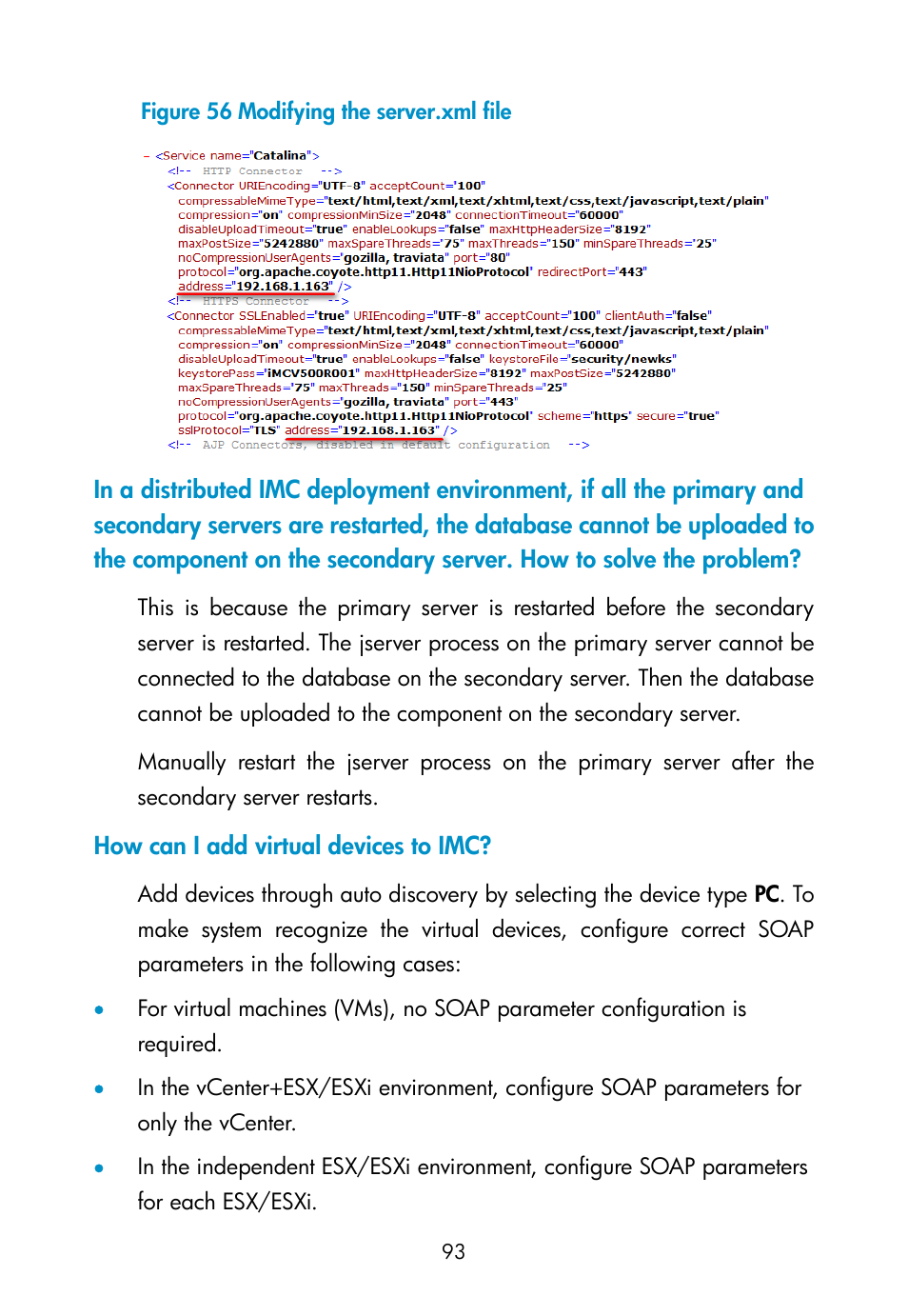 How can i add virtual devices to imc | H3C Technologies H3C Intelligent Management Center User Manual | Page 102 / 111