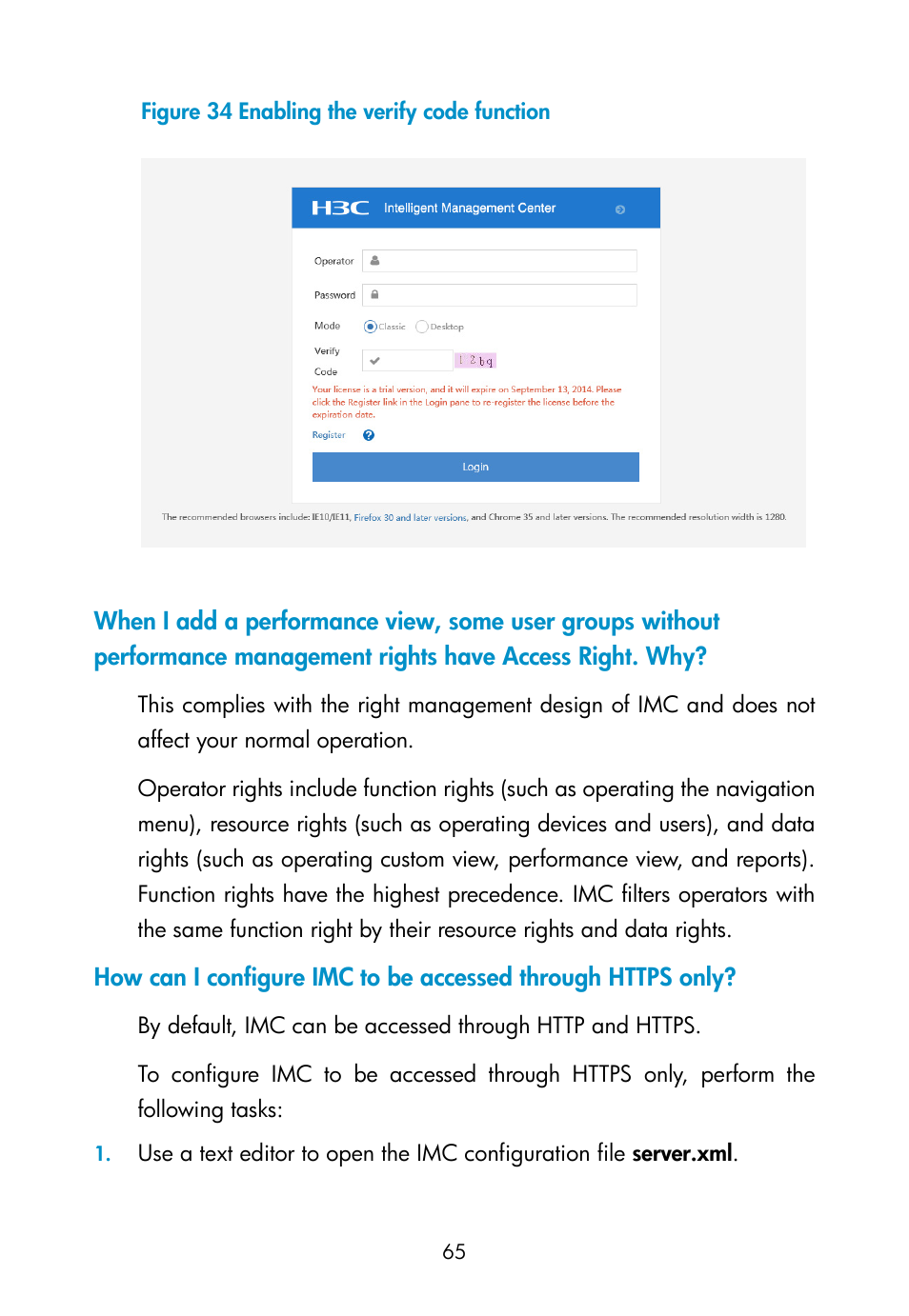 H3C Technologies H3C Intelligent Management Center User Manual | Page 74 / 111