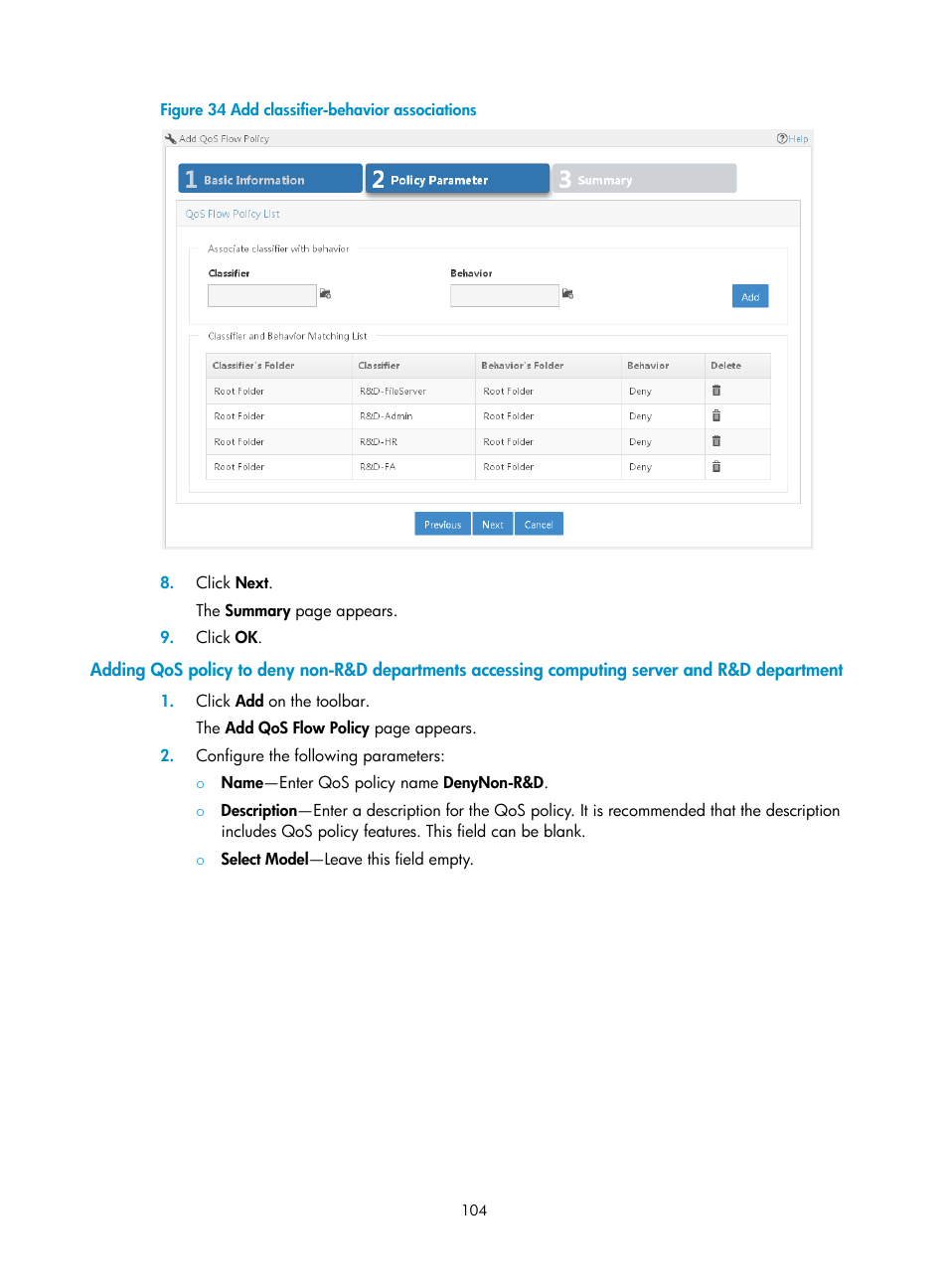 H3C Technologies H3C Intelligent Management Center User Manual | Page 112 / 129