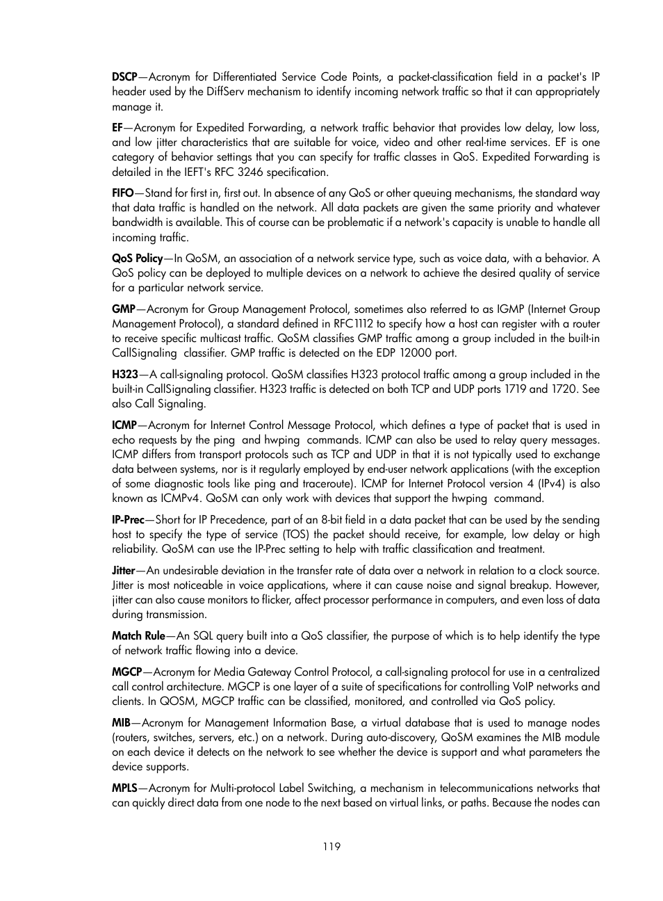 H3C Technologies H3C Intelligent Management Center User Manual | Page 127 / 129