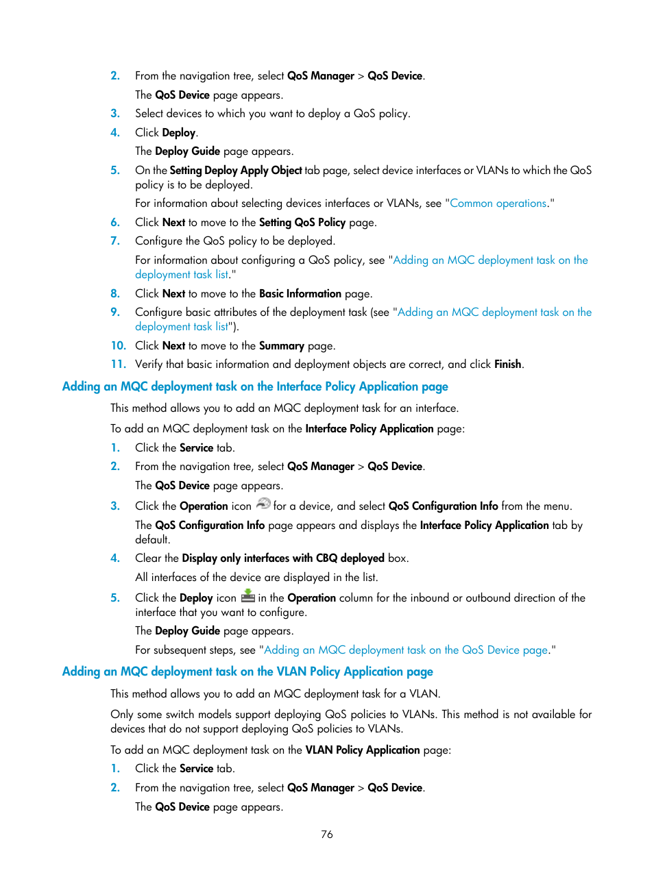 H3C Technologies H3C Intelligent Management Center User Manual | Page 84 / 129