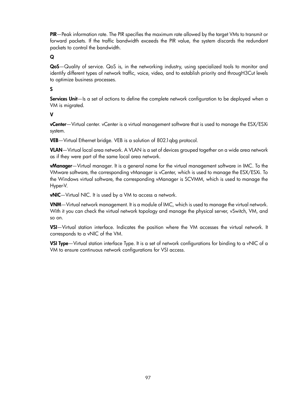 H3C Technologies H3C Intelligent Management Center User Manual | Page 105 / 105