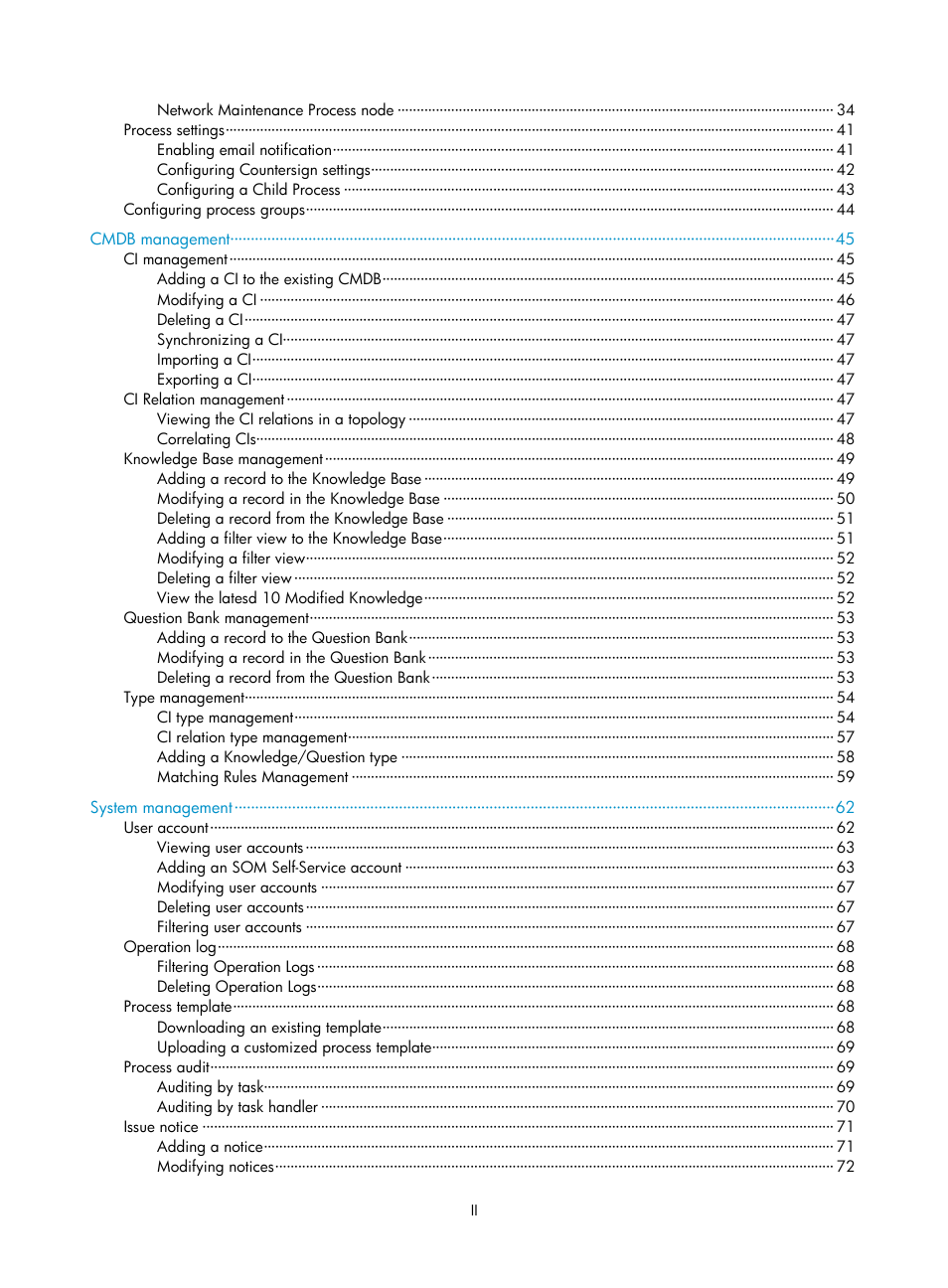 H3C Technologies H3C Intelligent Management Center User Manual | Page 7 / 105