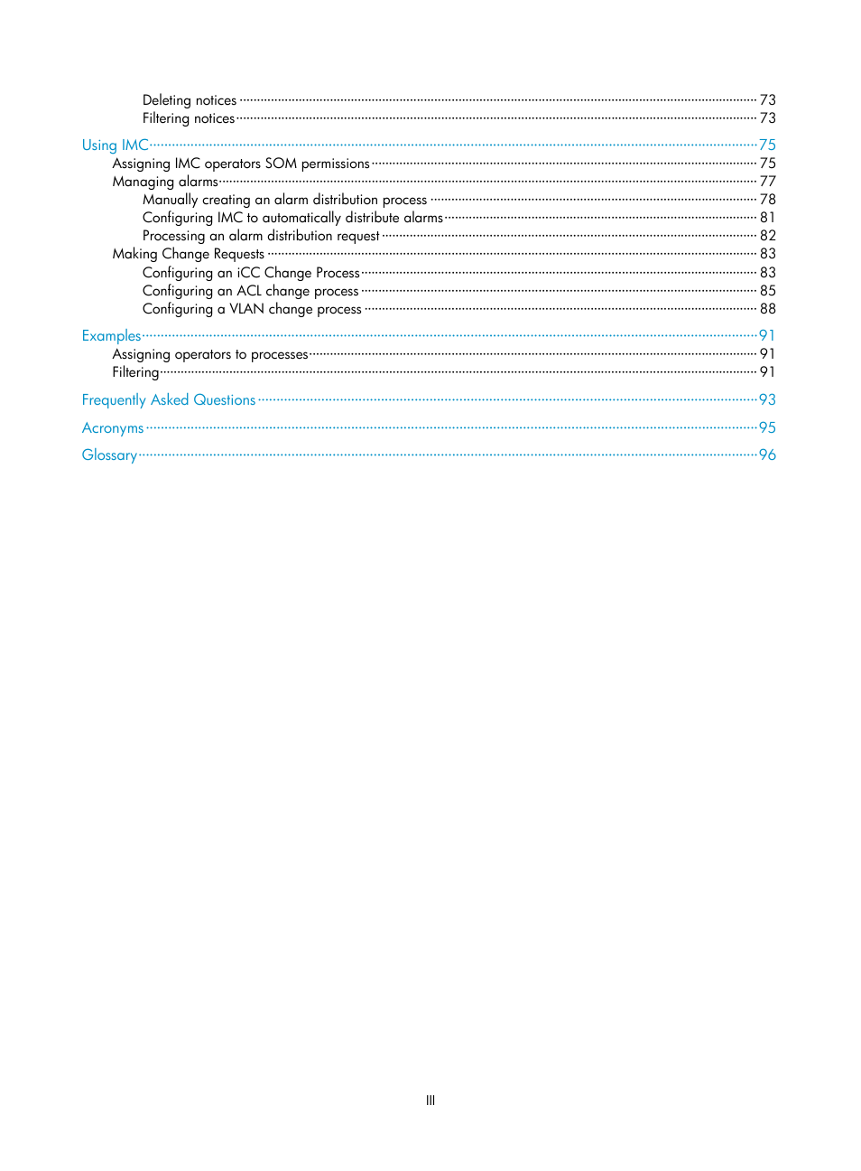 H3C Technologies H3C Intelligent Management Center User Manual | Page 8 / 105