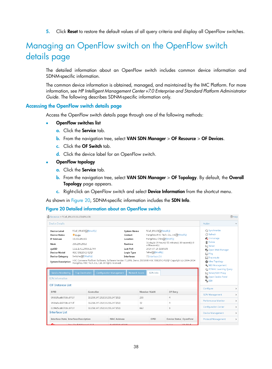 H3C Technologies H3C Intelligent Management Center User Manual | Page 48 / 137