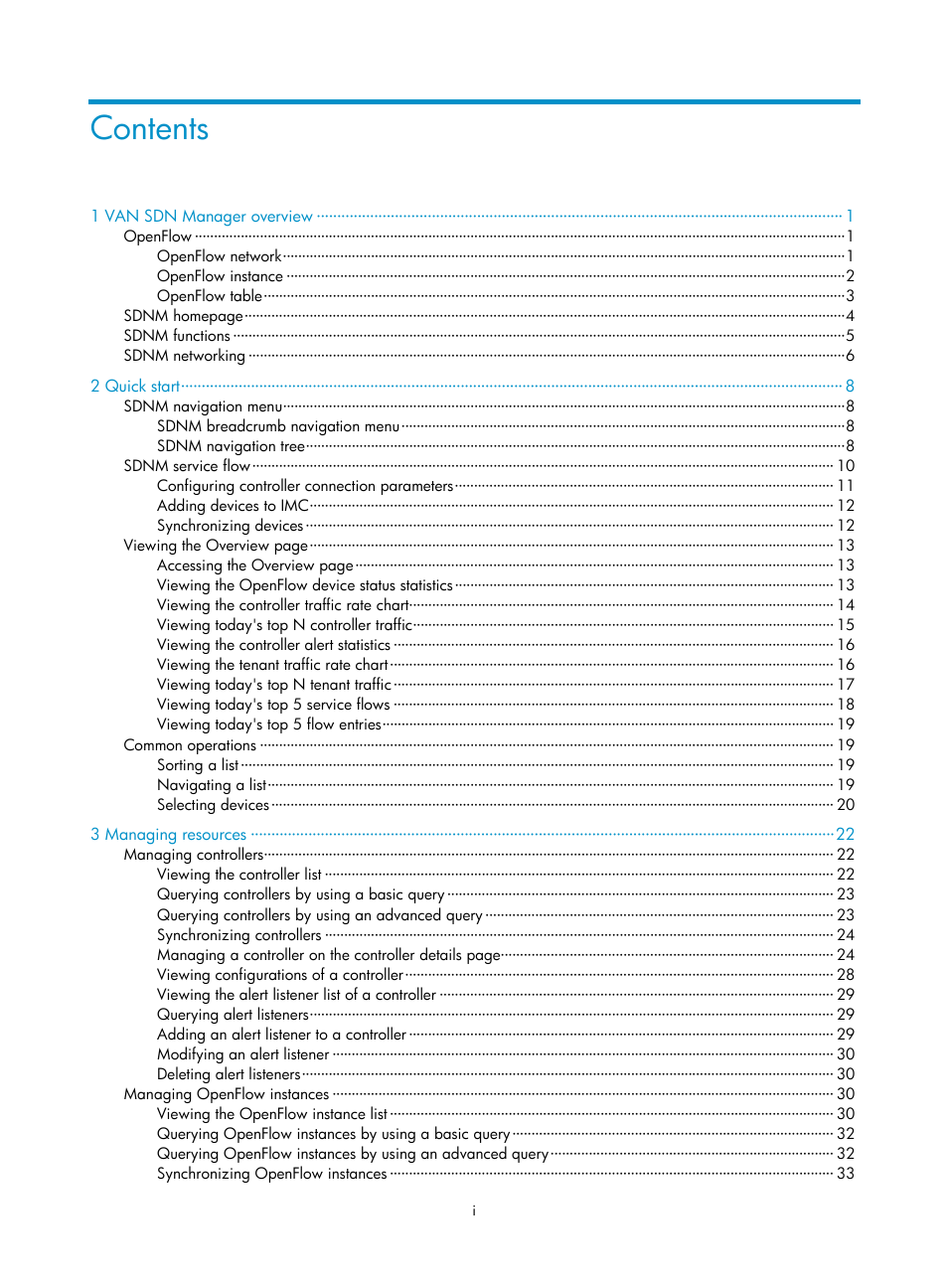 H3C Technologies H3C Intelligent Management Center User Manual | Page 6 / 137