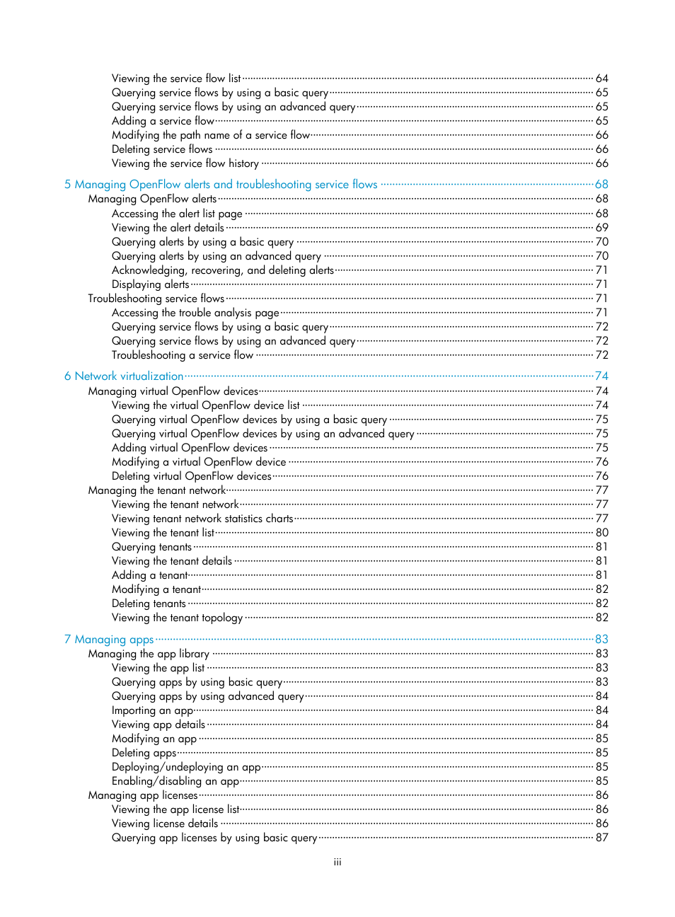 H3C Technologies H3C Intelligent Management Center User Manual | Page 8 / 137