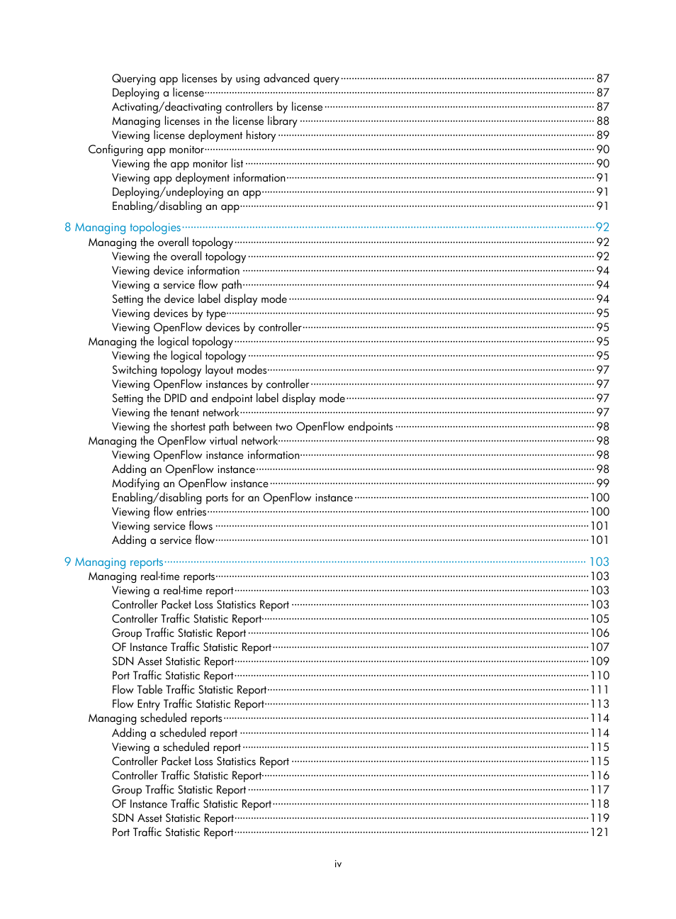 H3C Technologies H3C Intelligent Management Center User Manual | Page 9 / 137