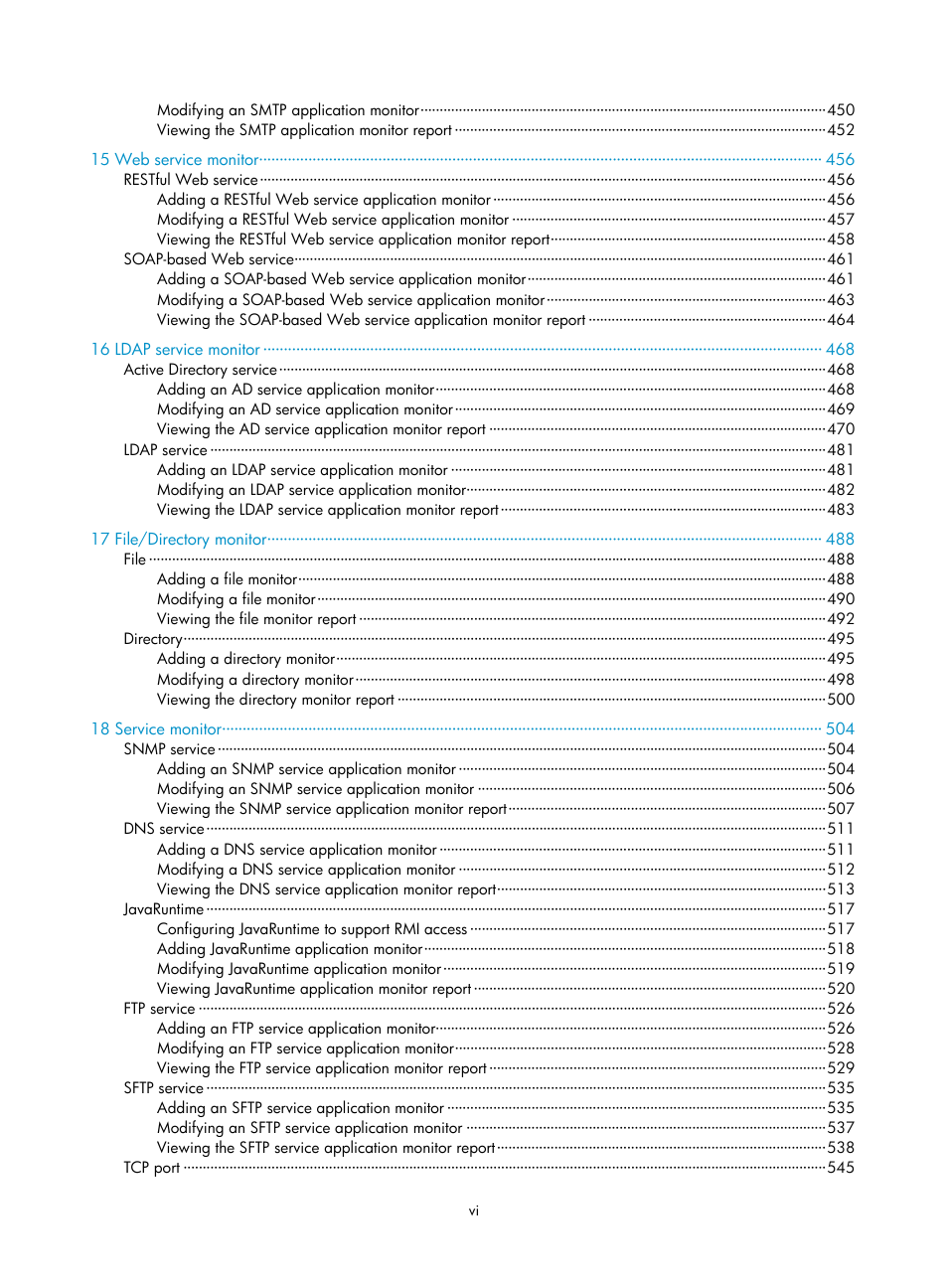 H3C Technologies H3C Intelligent Management Center User Manual | Page 12 / 740